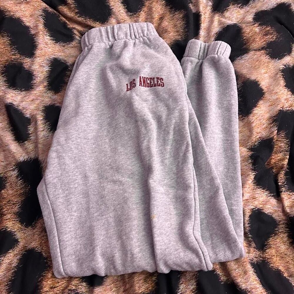 Brandy-melville Women's Grey Joggers-tracksuits